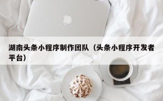 红河湖南头条小程序制作团队（头条小程序开发者平台）